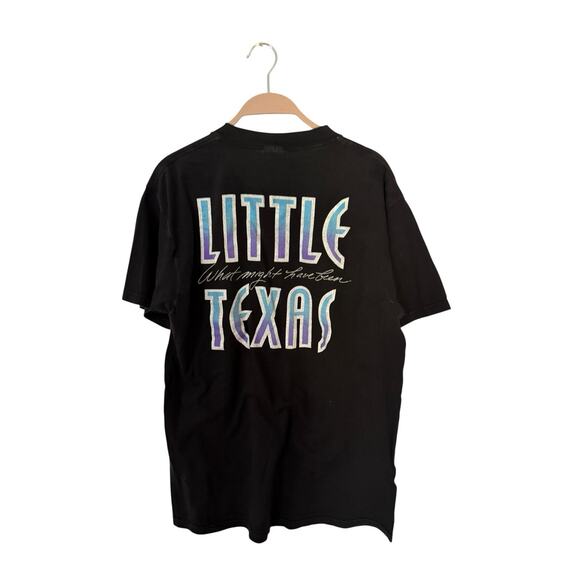 Vintage 1990s Band T Shirt Size (L) Giant Tag Little Texas Tour Southern Rock - Picture 2 of 3